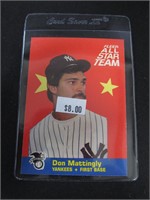 1986 FLEER DON MATTINGLY ALL STAR TEAM YANKEES