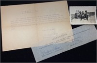 Ww2 German Documents, No Jewish Blood & Food Iron