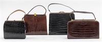 Crocodile and Alligator Leather Handbags, 4