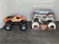 (2) MONSTER JAM DIE-CAST MONSTER TRUCKS