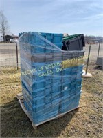 (28) heavy duty plastic totes