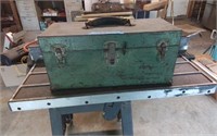 Green metal box