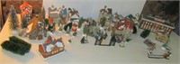 Large Christmas Village Items. Including