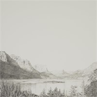 Paula Vahn Mountain Landscape Drawing 2012