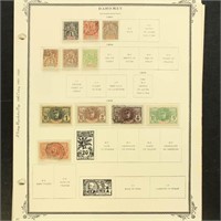 Dahomey Stamps Mint Hinged and Used on pages in mo