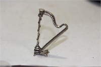 A Miniature Sterling Harp