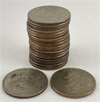 (20) Eisenhower Dollars