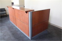 **HUDSON, WI** Reception Desk, Approx 49"x45"x102"