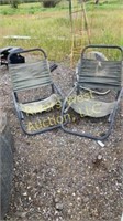Green Beach Chairs