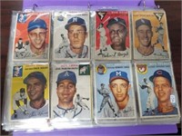 8 - 1954 TOPPS BASEBALL CARDS