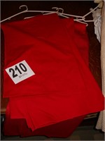 Red Table Cloth Lot (3)