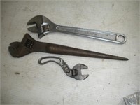 (3) Adjustable Wrenches