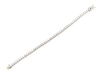 14k White Gold 9.05 CTTW Diamond Bracelet