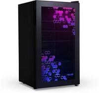 Newair 126 Can Fridge with LED Changing Door