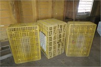 Yellow Chicken Crates