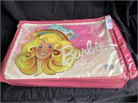 Vintage Barbie case with Barbies and clothes