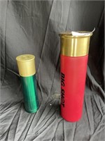 Red Shotgun cleaning kit and Green thermos