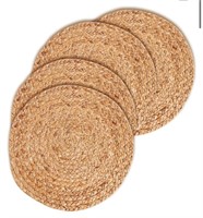 Woven Placemats - Natural Wicker Placemat Set of