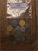 (16) Assorted Foreign Coins