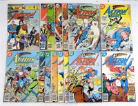 (15) 1970s DC ACTION COMICS - SUPERMAN