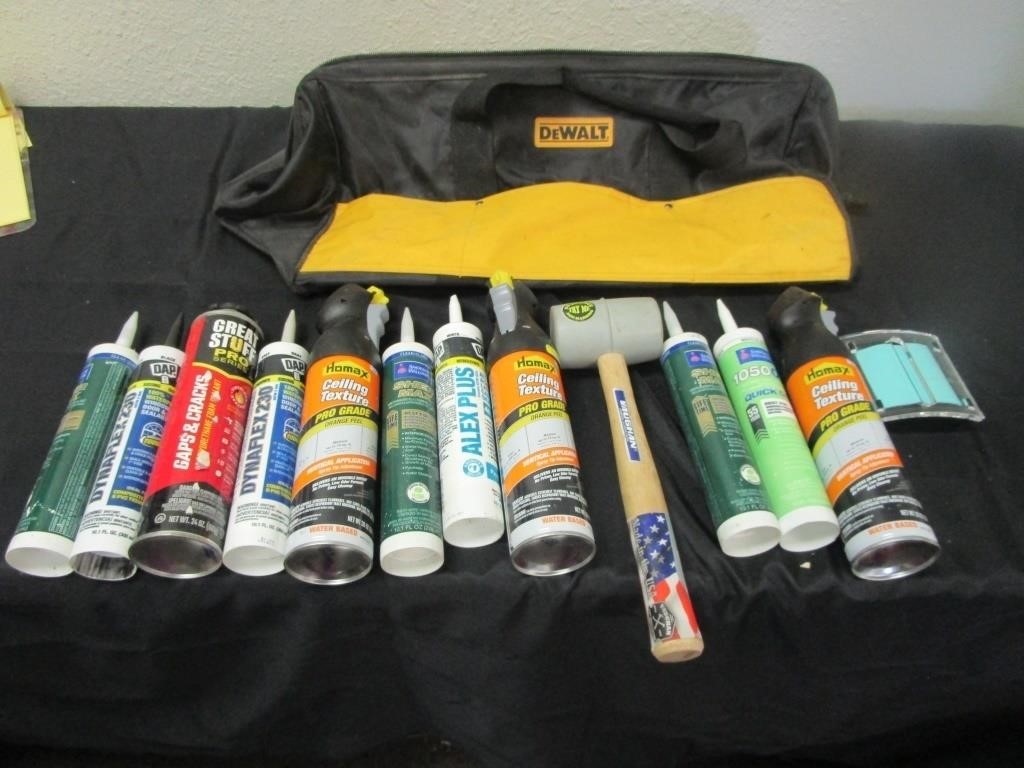 Toolbag with Sealants