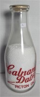 CALNAN'S DAIRY QT ACL MILK BOTTLE PICTON