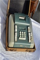 Vintage Clary Key Adding Machine in Case