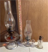 3- Vintage Oil Lamps