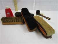 Vintage Shoe Shine Brushes