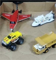 Tonka Plane, space ship and misc