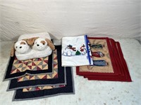 placemats & foot warmer