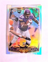 2014 Adrian Peterson Topps Chrome Refractor Card