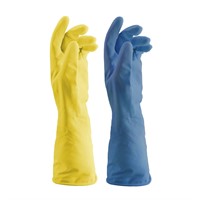 $9  4-Count Medium Latex Reusable Cleaning Gloves