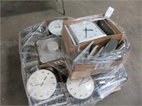 Pallet of Misc. Wall Clocks