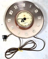1950s Telechron- electric clock- 10" VG condition