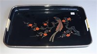 Vintage Laquer serving tray 19" X 12.75" X 1.5"