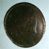 1825 FACILITATE MILITARY BUST LOWER CANADA TOKEN