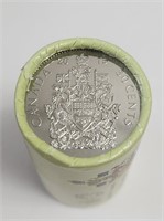 2015 Canada 50 Cents Mint Roll