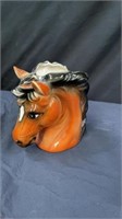 6.5” horse vase