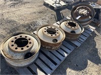 5 24.5"  Steel wheels