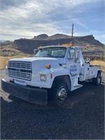 1993 Ford F600 Tow Truck, No Papers, AS-IS