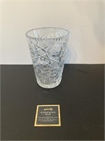 Straight-Sided Crystal Vase