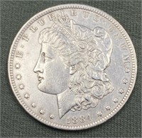 1884O Morgan Silver Dollar