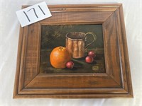 Mary Porter Painting Cup & Fruit