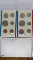 1972 US Mint P & D uncirculated coin sets