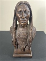 Marwal Sculpture Native American Bust