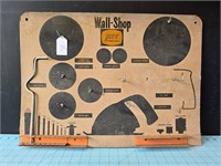 Vtg PET power tool Wall-Shop display hanger