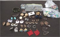 Box Costume Jewelry-Bracelets, Pins, Pierced &