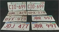Lot of NB license plates