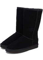 $59(8)  Leather Cowhide Snow Boots